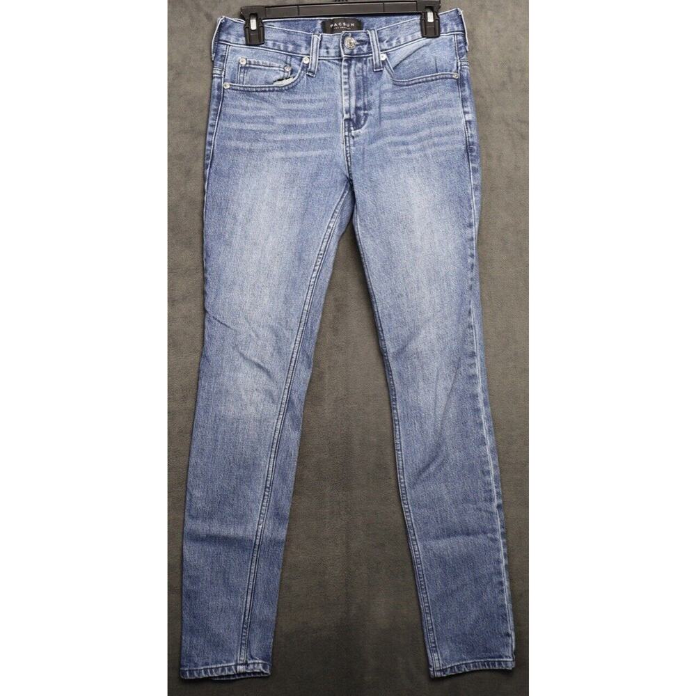 PacSun Skinny Jeans‎ Men's Sze 28 X 30 Light Wash *Pre-Owned*